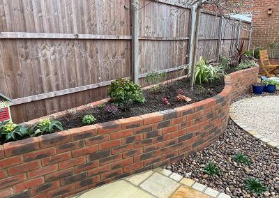 Curved Raised beds